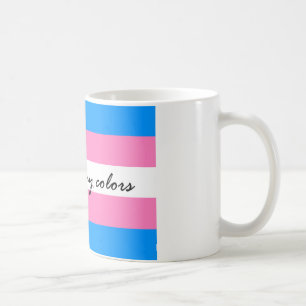 Transgender-Flaggen-Tasse Tasse