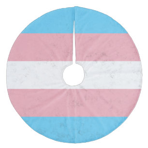 Transgender Fleece Weihnachtsbaumdecke