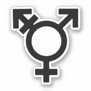 Transgender-Gender-Symbol Aufkleber