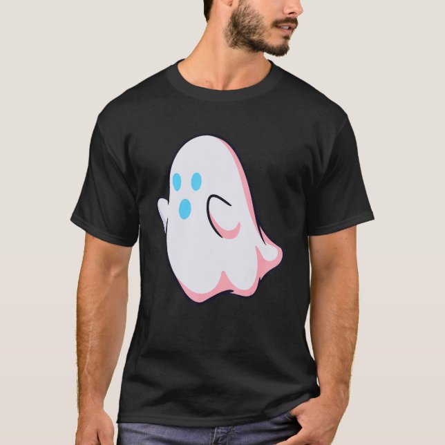 Transgender Ghost Transgender T-Shirt (Vorderseite)