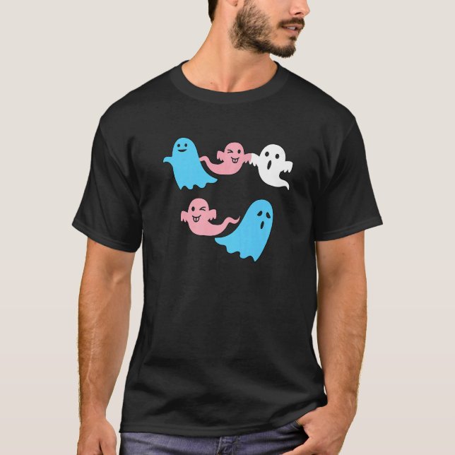 Transgender Ghosts Transgender T-Shirt (Vorderseite)