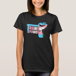 Transgender-Handfaust Power Trans-Pride Transsexue T-Shirt