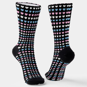 Transgender-Herz-Muster Socken