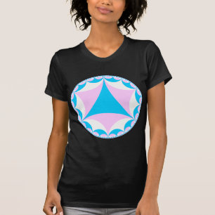 Transgender/intersex färbt Fraktal T-Shirt