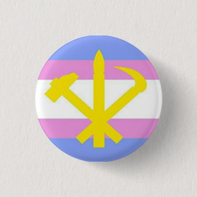 Transgender juche Button (Vorderseite)