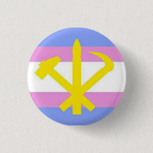 Transgender juche Button