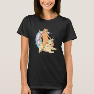 Transgender-Katze Trans Pride Mops Transsexuelle F T-Shirt