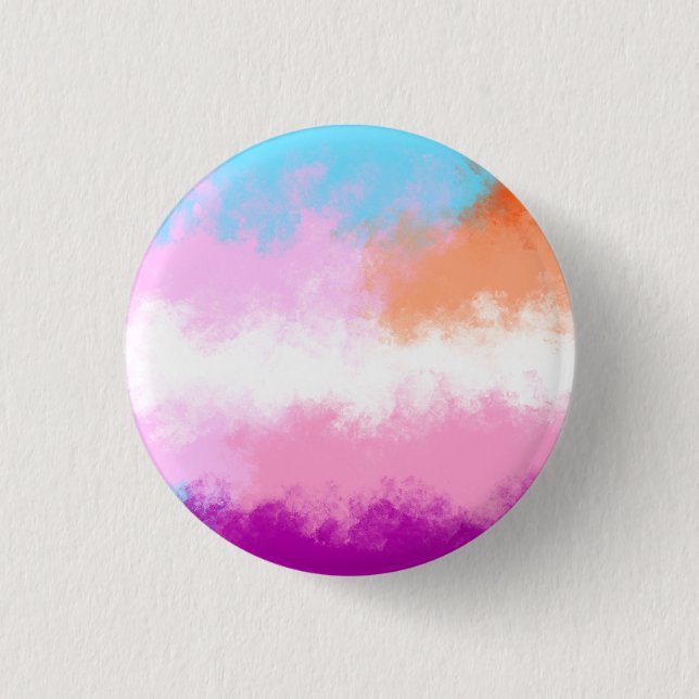 Transgender Lesben-Stolzflagge-Anstecker Button (Vorderseite)