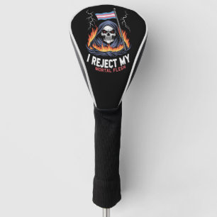 Transgender-LGBT-Stolz Ich lehne mein sterbliches Golf Headcover