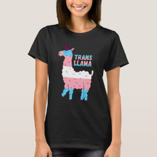 Transgender Llama Animal Lgbt Trans Pride Transsex T-Shirt
