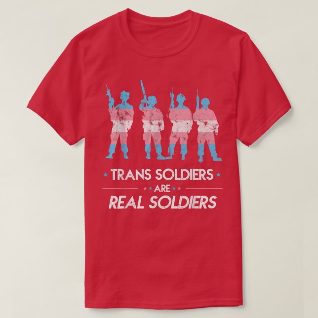 Transgender Military Support Trans Rights5964 T-Shirt (Design vorne)