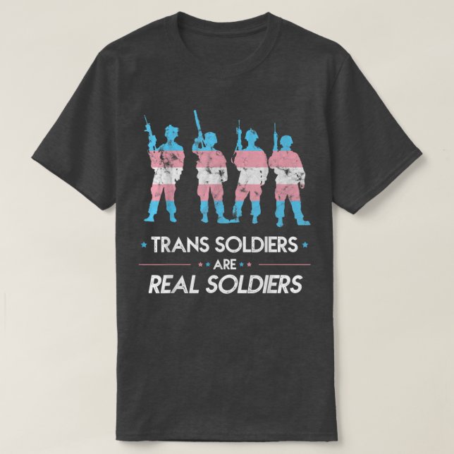 Transgender Military Support Trans Rights 5965 T-Shirt (Design vorne)