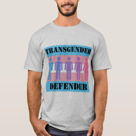 Transgender/nicht-binärer Verteidiger T-Shirt