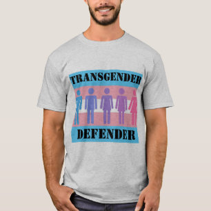 Transgender/nicht-binärer Verteidiger T-Shirt