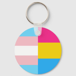 Transgender Pansexual Dual Pride Flag Schlüsselanhänger