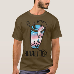 Transgender Pride Bubble Tee Funny LGBT Trans Flag