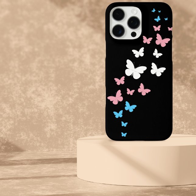 Transgender Pride Butterfly Trail Case-Mate iPhone Hülle (Von Creator hochgeladen)