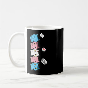 Transgender Pride Cat LGBT Trans Flag Niedliche Ka Kaffeetasse