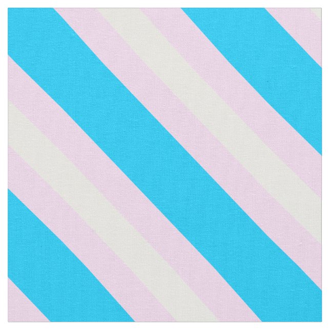 Transgender Pride Fabric von der Werft (Diagonal) Stoff (Nahaufnahme)