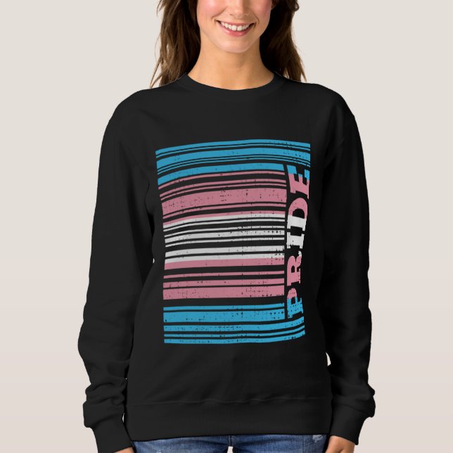 Transgender Pride Flag LGBT Trans Gay Les Bi Trans Sweatshirt (Vorderseite)