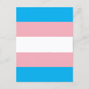 Transgender Pride Flag Postkarte