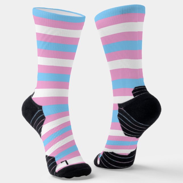 Transgender PRIDE Flag Socken (Gewinkelt)