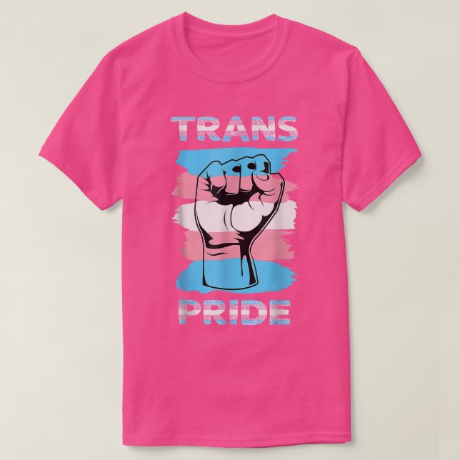 Transgender Pride Flag Trans Pride  T-Shirt (Design vorne)