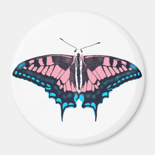 Transgender-Pride-Frack-Butterfly Magnet