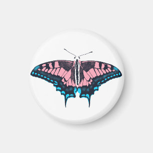 Transgender-Pride-Frack-Butterfly Magnet
