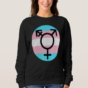 Transgender Pride Lgbtqia Liebe Männer Frauen Brüd Sweatshirt