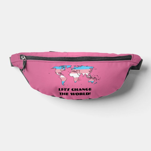 Transgender Pride Map of The World  Bauchtasche (Ablage )