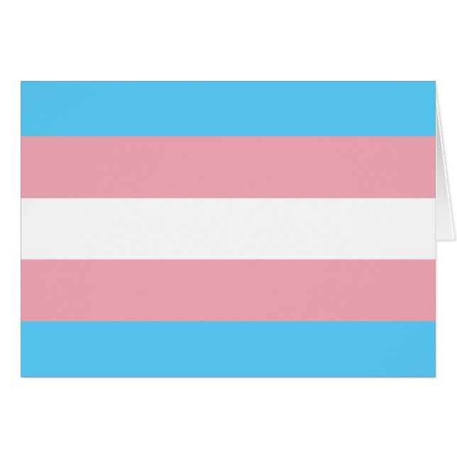 Transgender-Pride-Markierung (Vorderseite (Horizontal))