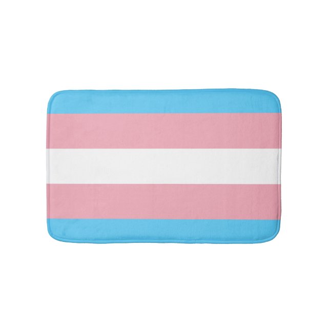 Transgender-Pride-Markierung Badematte (Vorderseite)