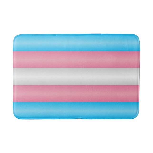 Transgender-Pride-Markierung Badematte (Vorderseite)