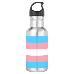Transgender-Pride-Markierung Edelstahlflasche