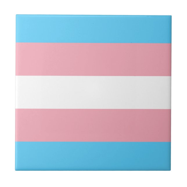 Transgender-Pride-Markierung Fliese (Vorderseite)