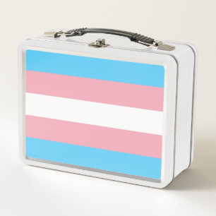 Transgender-Pride-Markierung Metall Brotdose