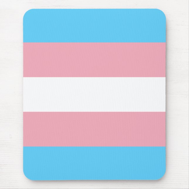 Transgender-Pride-Markierung Mousepad (Vorne)