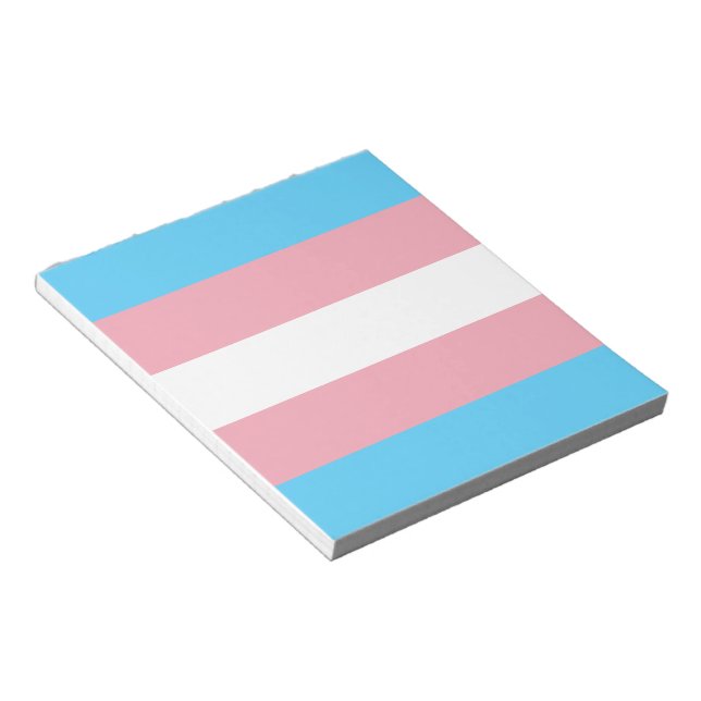 Transgender-Pride-Markierung Notizblock (angewinkelt)