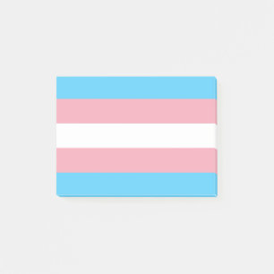 Transgender-Pride-Markierung Post-it Klebezettel