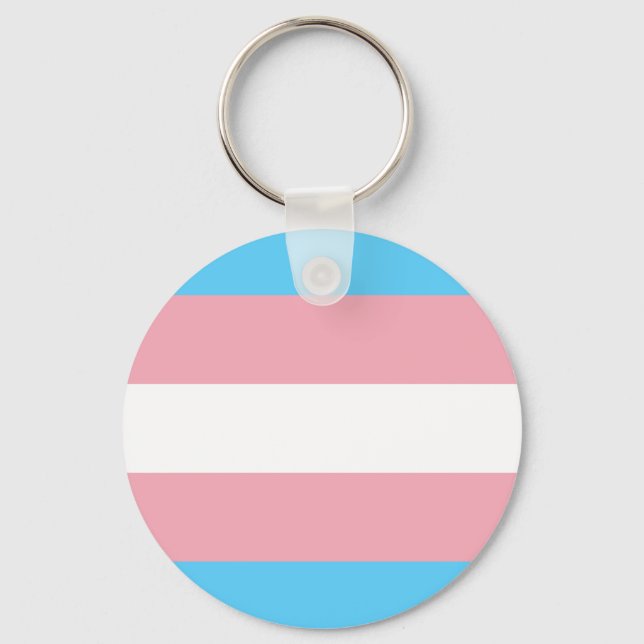 Transgender-Pride-Markierung Schlüsselanhänger (Vorderseite)