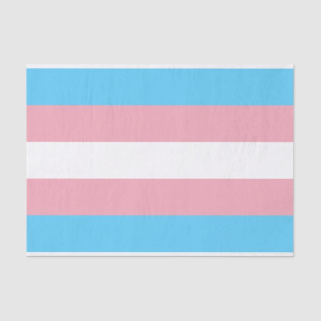Transgender-Pride-Markierung Seidenpapier (Vorderseite)