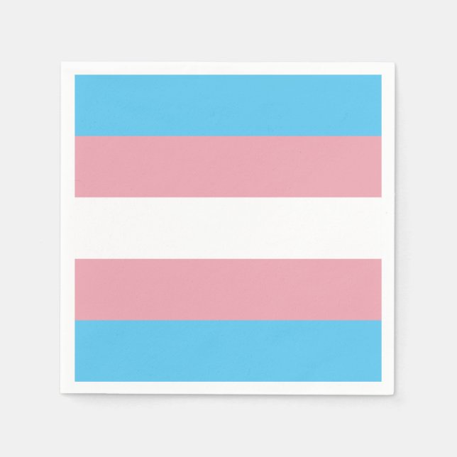 Transgender-Pride-Markierung Serviette (Vorderseite)