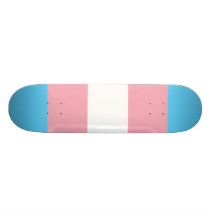 Transgender-Pride-Markierung Skateboard