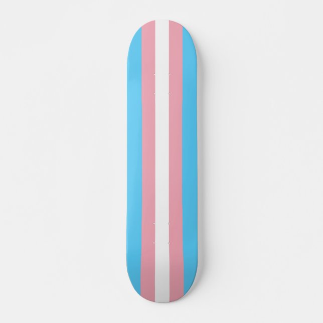 Transgender-Pride-Markierung Skateboard (Vorne)