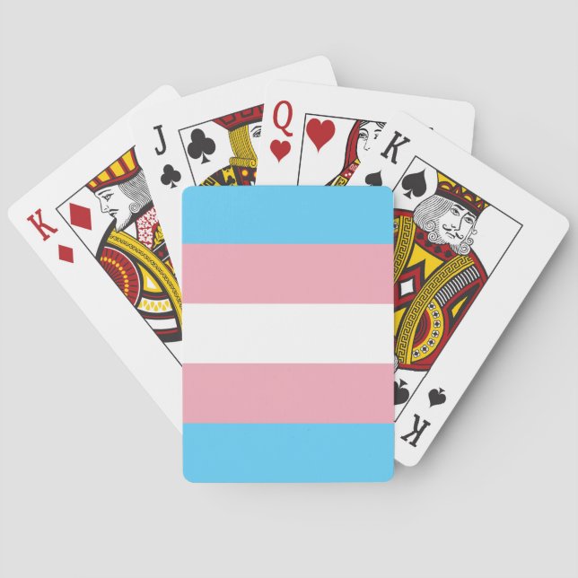 Transgender-Pride-Markierung Spielkarten (Rückseite)