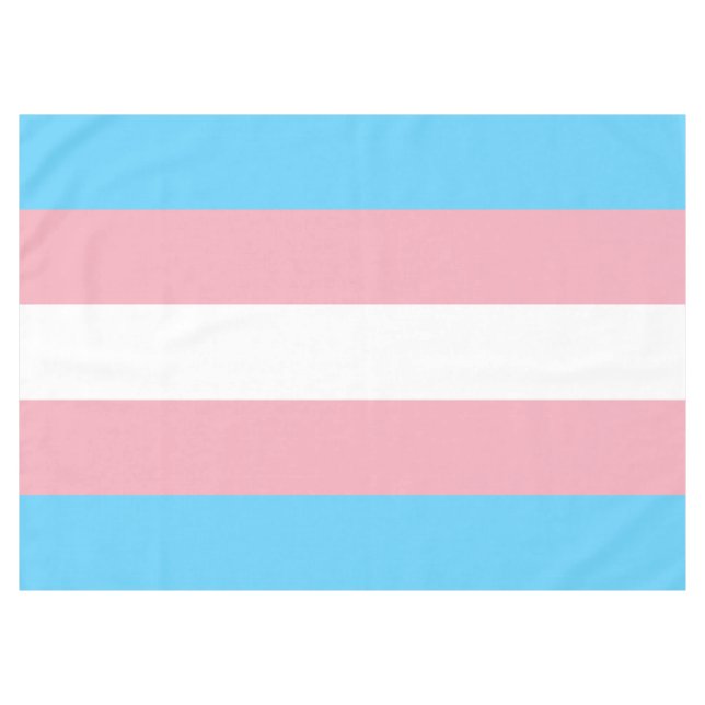 Transgender-Pride-Markierung Tischdecke (Vorderseite (Horizontal))