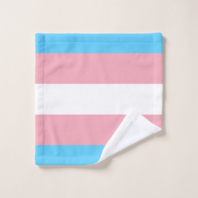 Transgender-Pride-Markierung Waschlappen (Waschlappen)