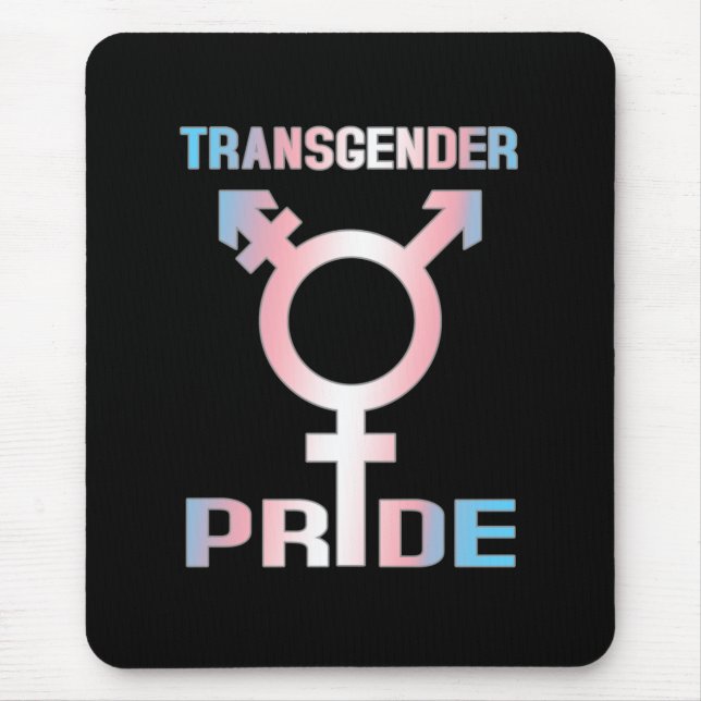 Transgender Pride Mousepad (Vorne)