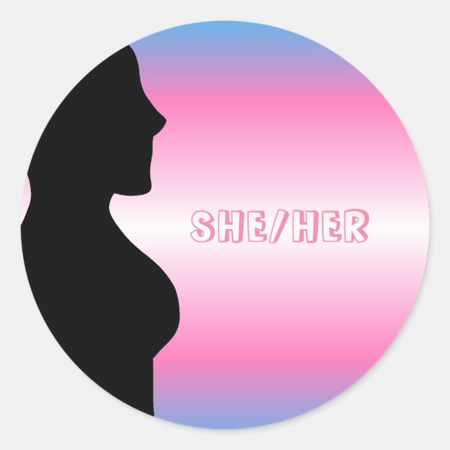 Transgender Pride MTF Sticker (Vorderseite)